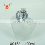 Chinese Perfume Bottles With Silver Collar and Clear Cap thumbnail-1