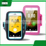 Logo Printed Smart Phone Luminous Reflective Armband Running Stretch Mobile Phone Armbag Arm Band thumbnail-2