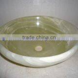 GOOD QUALITY PURE GREEN ONYX ROUND SINKS AND BASINS thumbnail-4