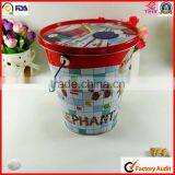 Wholesale Tin Metal Candy Pail With Handle thumbnail-3