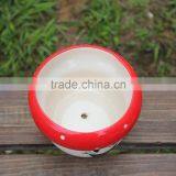 Cute Garden Decor Small Ceramic Smiling Face Planters thumbnail-4