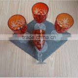 Elegant Black Slate Coaster With Goblet thumbnail-6