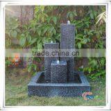 Imitate Stone Three Pillars Resin Outdoor Unitque Water Feature thumbnail-2