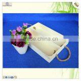 Hot Selling Recycled Food Beverage Serving Handles Wooden Tray thumbnail-4