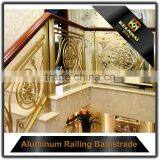 Decoration Aluminum Gold Color Stair Handrail thumbnail-4