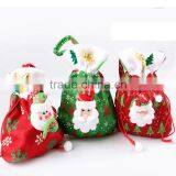 Large Felt Christmas Gift Bag Santa Sack - Two Designs Available thumbnail-4