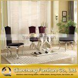 6 Seater Philippine Glass Dining Table Set thumbnail-2