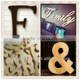 Home Decor Wall Letter Wooden Number Large Wooden Numbers Animated Numbers and Letters Wood Alphabet Letters thumbnail-1