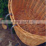 Wholesale Cheap Removable Wicker Bulk Bike Basket Bike Willow Basket thumbnail-3