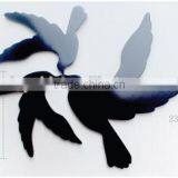 New DIY MDF 3D Bird Wall Sticker Home Decal for Kids Room Wall Wood Murals Sticker Wall Art Decor thumbnail-6