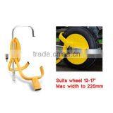 A1973 Full Face Car Caravan Trailer Wheel Clamp High Security Lock 13"-17" Wheels Tyre Lock thumbnail-4