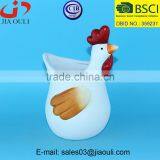 New EASTER Decorations Ceramic Indoor Planter Flower Pots, Rooster Figurines thumbnail-3