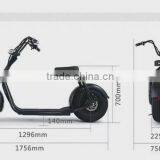 60V 1000W Fashion Two Wheels Smart Balancing Powerful Ciyicoco Electric Scooter thumbnail-4