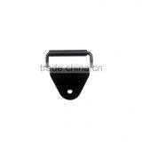 1" Black Chafe With Rectangle Metal Loop & PP Roller, Plastic Chafe With Metal Loop and Roller, POM thumbnail-1