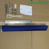 Patio 4x2FT Manual Sun Cover Blue Folding Window Awning thumbnail-5