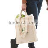 Europe Market Standard Size 12OZ Canvas Shopping Tote Bag With Customized Logo thumbnail-4