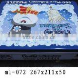 Rectangle Metal Box Tin for Christmas Season thumbnail-1