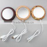 Cheap Hot Sale Wood USB Heat Coffee Cup Warmer USB Electric Saucer as Seen on tv thumbnail-3