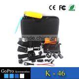 Hot Selling Cheap 19 in 1 Kit Used for Gopros Heros 4 Accessories Set of Action Camera Cases thumbnail-1