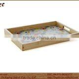 Handmade Beauty Decorate Small Wooden Tray for Wedding thumbnail-2