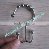 Wholesale 80mm Bathroom Metal Double Hook Curtain Ring thumbnail-3