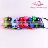 Dot Hair Bows Headbands for Baby Girls thumbnail-6