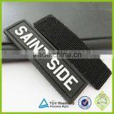 Custom 3D Clothing PVC Transparent Letter Logo Clothing Decoration Rubber Label Patch