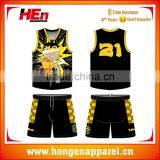 Hongen Apparel Best Quality Basketball Jersey, Best Selling Basketball Uniform Sportswear thumbnail-1