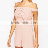 China Factory OEM ODM 2015 Hot Sale Customized Origami Bardot Romper thumbnail-3