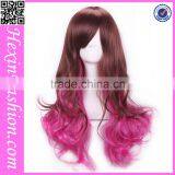 Fashion 70 CM Mixed Color Wig Cap Hairstyles Wholesale thumbnail-5