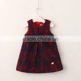 Summer Autumn Kids Dresses Design Lovely Sleeveless Baby Girl Floral Dress thumbnail-3