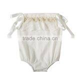 High Quality Baby Clothes Romper Baby Girls Shoulderless Lace Playsuit thumbnail-4