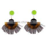 Bohemian Jewelry Arcylic With Tassel Drop Earrings thumbnail-2