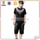 2016 China Manufacturer Custom Men Black Tshirts Bulk thumbnail-1