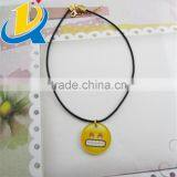 2016 Fashion Long Chain Emoji Necklace thumbnail-6
