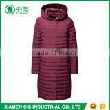 New Stylish Warmful Ultralight Ladies Long Down Filled Jacket for the Winter thumbnail-3