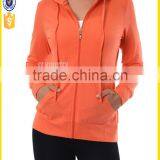 Woman Fitness Wholesale Zip Up Run Hoodies Custom Fleece Gym Hoodies thumbnail-1