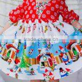 2017 New Born Baby Girls First Christmas Party Dress Kids Elf Holiday Party Dress thumbnail-5