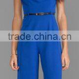 Girls/ladies Sexy Deep V-neck Loose Jumpsuits R0023 thumbnail-4