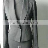 Lady's Elegant Black Business Suit Women Office Uniform Design 2013 Newest Style, Fashion Lady Suit Office Suit Workwear Uniform thumbnail-1
