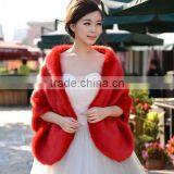 Fashionable Faux Fur Winter Wedding Shawls