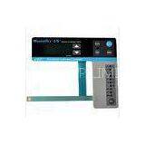 PET Membrane Switch For Laboratory Appliance Peristaltic Pump , 0.05 - 1.0mm Thickness