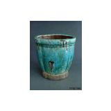 antique ancient style/home decor/pottery enamel flower pots