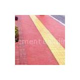 Red / Yellow Coloured Cement Mortar with high strength for brick pavement