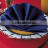 Navy Blue Spun Polyester Napkin and Napkin for Wedding and Banquet