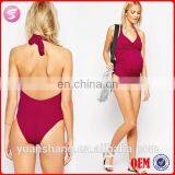 One Piece Maternity Swimsuit 2015 For Women Swimsuit Fabric thumbnail-1