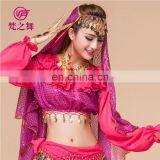 Indian Dance Tops Belly Dance Tops Tribal Dance Top Long Sleeves Belly Dance Tops S-3068# thumbnail-5
