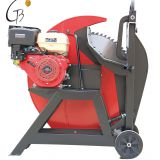 cheap high quality CE approved Lifan engine horizontal manual wood saw machine