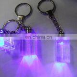 Custome Light Up Glowing LED Crystal Supercharger Keychain Keychain