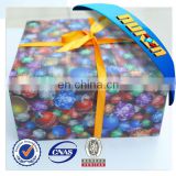 Advertising plastic 3D lenticular chocolate packing box with flipping effect
